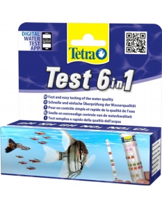 Tetra Aquarium Test Strip 6-in-1 25 Test