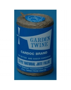 Cardoc Spool Natural Jute Fillis Garden Twine - 3Ply 200g