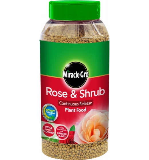 Miracle-Gro Rose & Shrub Continuous Release Plant Food 1kg Shaker Jar