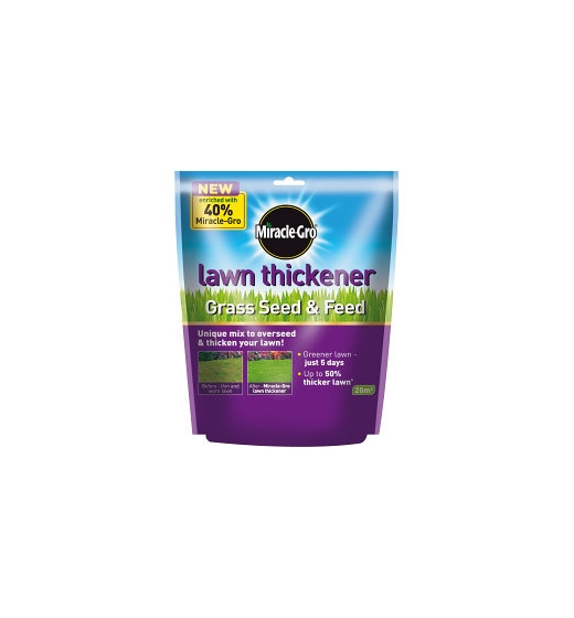 Miracle-Gro Lawn Thickener Grass Seed and Feed 500g Pouch