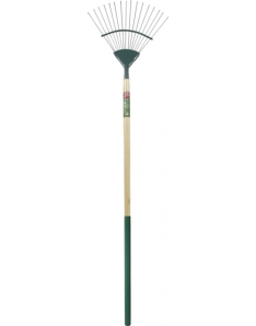 Ambassador Carbon Steel Lawn Rake Length: 166cm. Foam Handle Length: 61cm