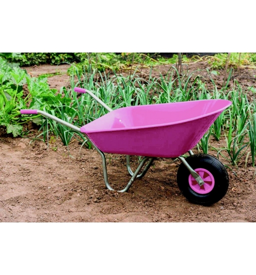 Ambassador Boxed Wheelbarrow 85L Pink