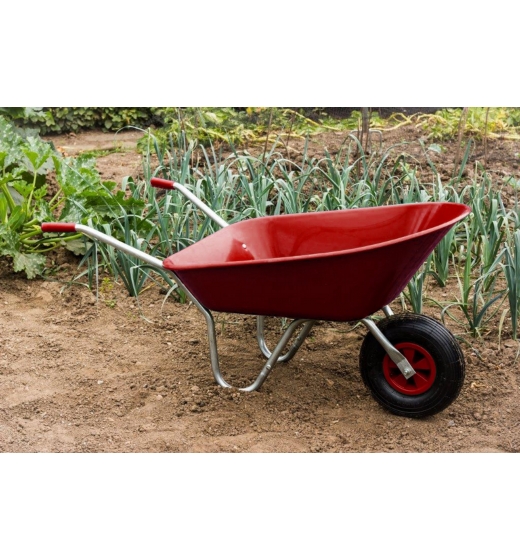 Ambassador Boxed Wheelbarrow 85L Red