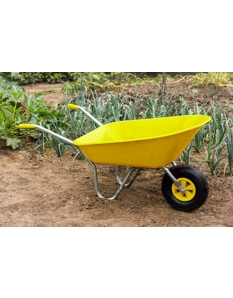 Ambassador Boxed Wheelbarrow 85L Yellow