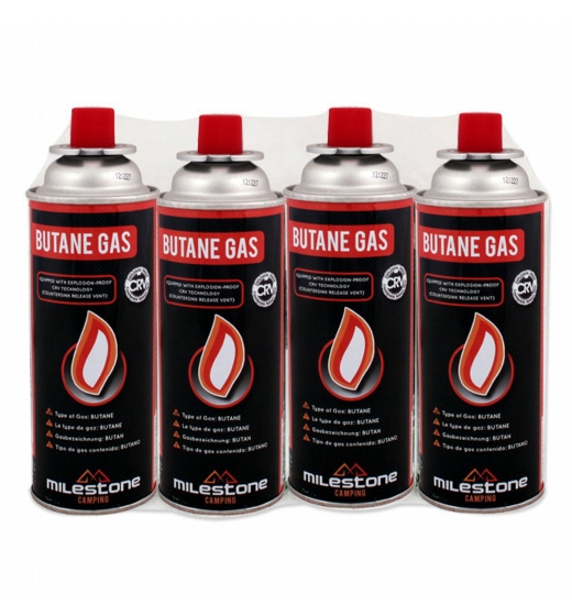 Milestone 4 Pack CRV Gas Canisters 220g