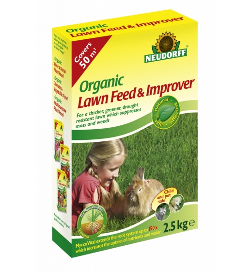 Neudorff Organic Lawn Feed & Improver 2.5kg