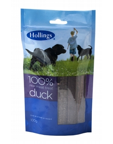 Hollings 100% Real Meat Treat Duck 100g