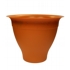Thumbs Up Greenfields Round Planter 16cm Terracotta