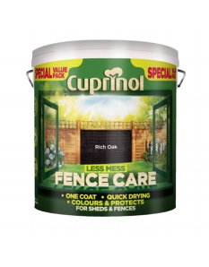 Cuprinol Less Mess Fence Care 6L Rich Oak