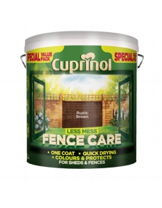 Cuprinol Less Mess Fence Care 6L Rustic Brown