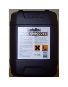 Bartoline Creocote Oil Based Wood Treatment 20L Dark Brown