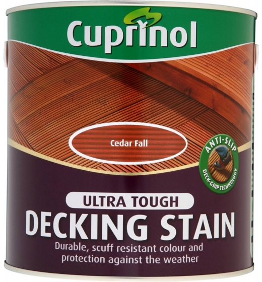 Cuprinol Anti Slip Decking Stain 2.5L Cedar Fall