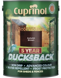 Cuprinol Ducksback 5L Autumn Brown
