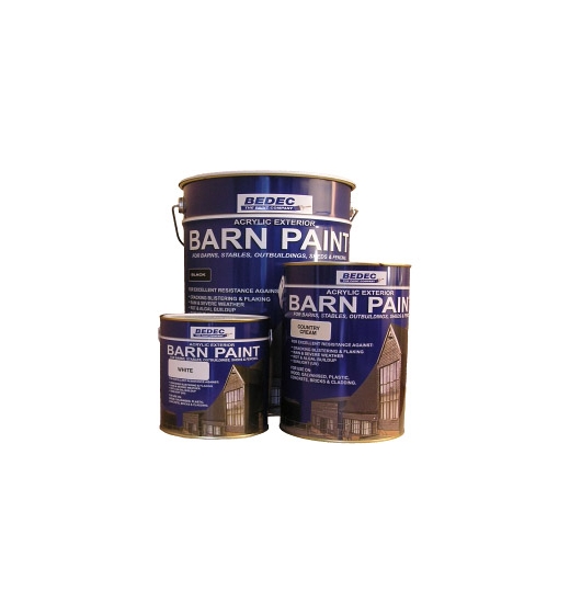 Bedec Barn Paint 2.5L White 860952 Bedec Solvent and