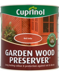 Cuprinol Garden Wood Preserver 4L Red Cedar