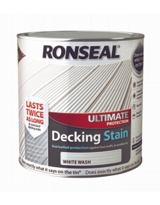 Ronseal Ultimate Protection Decking Stain 2.5L White Wash