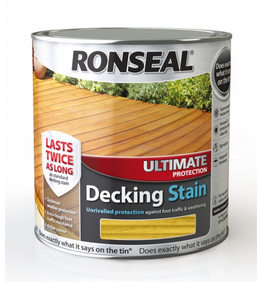 Ronseal Ultimate Protection Decking Stain 2.5L Natural Pine