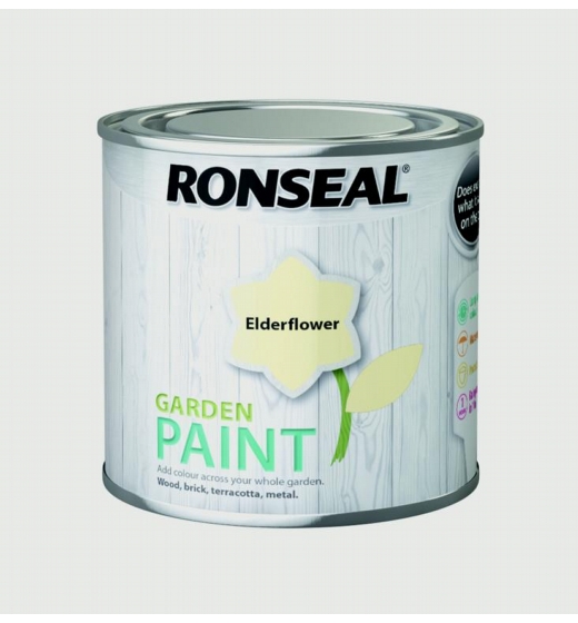 Ronseal Garden Paint 250ml Elderflower