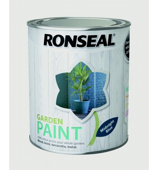 Ronseal Garden Paint 750ml Midnight Blue
