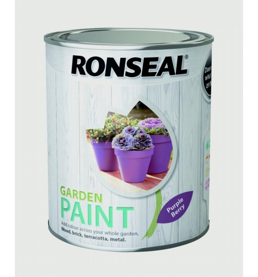 Ronseal Garden Paint 750ml Purple Berry