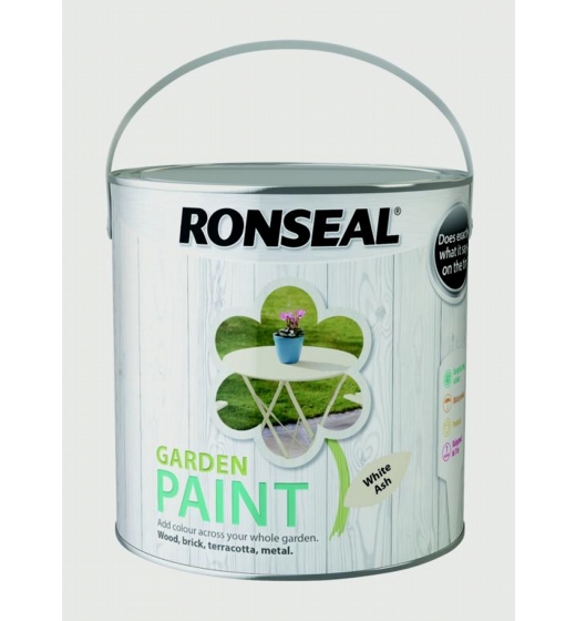 Ronseal Garden Paint 2.5L White Ash