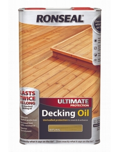 Ronseal Ultimate Protection Decking Oil 5L Natural