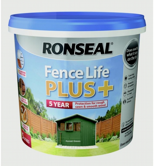 Ronseal Fence Life Plus 5L Forest Green