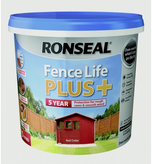 Ronseal Fence Life Plus 5L Red Cedar