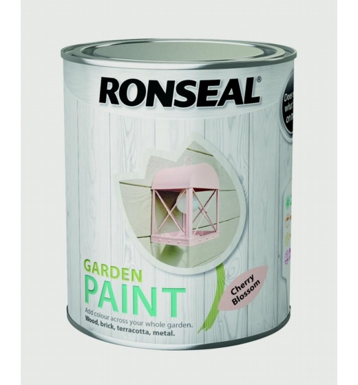 Ronseal Garden Paint 750ml Cherry Blossom