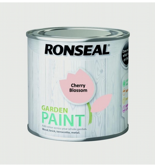 Ronseal Garden Paint 250ml Cherry Blossom