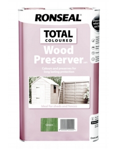Ronseal Total Wood Preserver 5L Green
