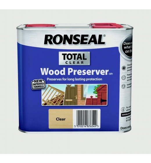 Ronseal Total Wood Preserver 2.5L Clear