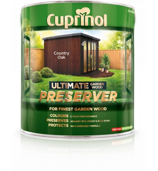 Cuprinol Ultimate Garden Wood Preserver 4L Country Oak