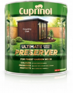 Cuprinol Ultimate Garden Wood Preserver 4L Country Oak