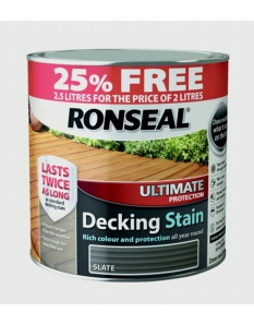 Ronseal Ultimate Protection Decking Stain  2L + 25% Free Slate