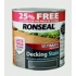 Ronseal Ultimate Protection Decking Stain  2L + 25% Free Slate