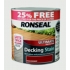 Ronseal Ultimate Protection Decking Stain  2L + 25% Free Red Mahogany
