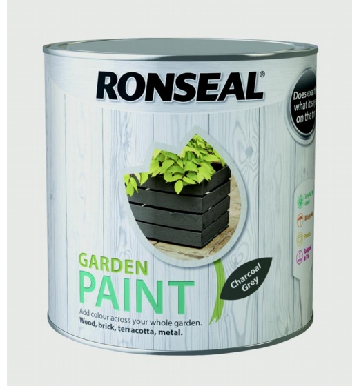 Ronseal Garden Paint 2.5L Charcoal Grey