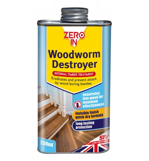 Zero In Woodworm Destroyer 250ml Can