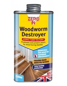 Zero In Woodworm Destroyer 250ml Can