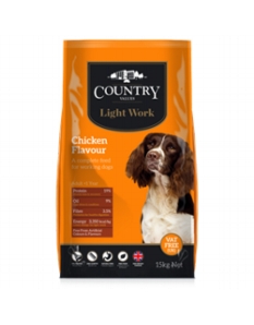 Country Values Lightwork Dog Food 15kg Chicken