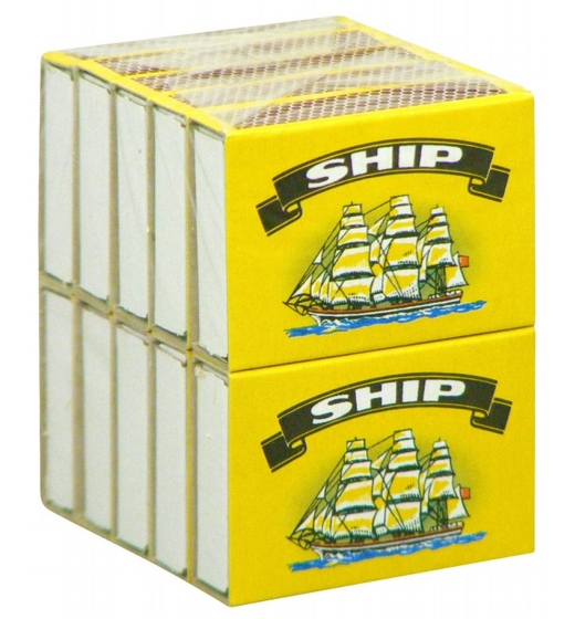 Ship Matches Single Pack