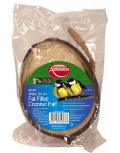 Ambassador Fat Filled Coconut Half Bird Food 200g