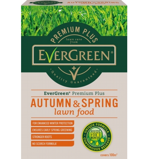 Miracle-Gro Evergreen Premium Plus Autumn & Spring Lawn Food 400m2