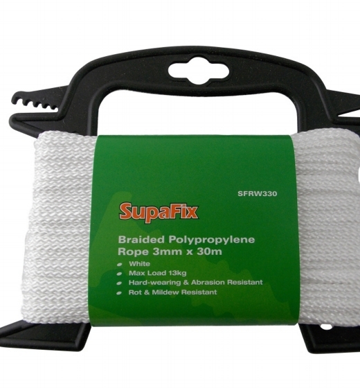 SupaFix Braided Polyporpene Rope 30m 3mm