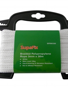 SupaFix Braided Polyporpene Rope 30m 3mm