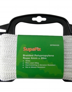 SupaFix Braided Polyporpene Rope 20m 4mm