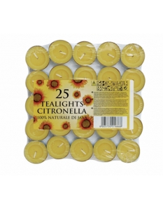 Price's Candles Tealights Pack 25 Citronella