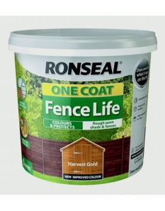 Ronseal One Coat Fence Life 5L Harvest Gold
