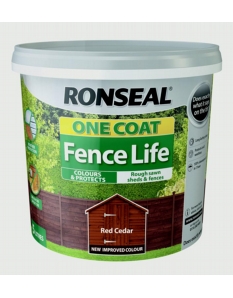 Ronseal One Coat Fence Life 5L Red Cedar